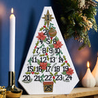 Christmas Countdown Advent Tree Cross Stitch PDF Pattern