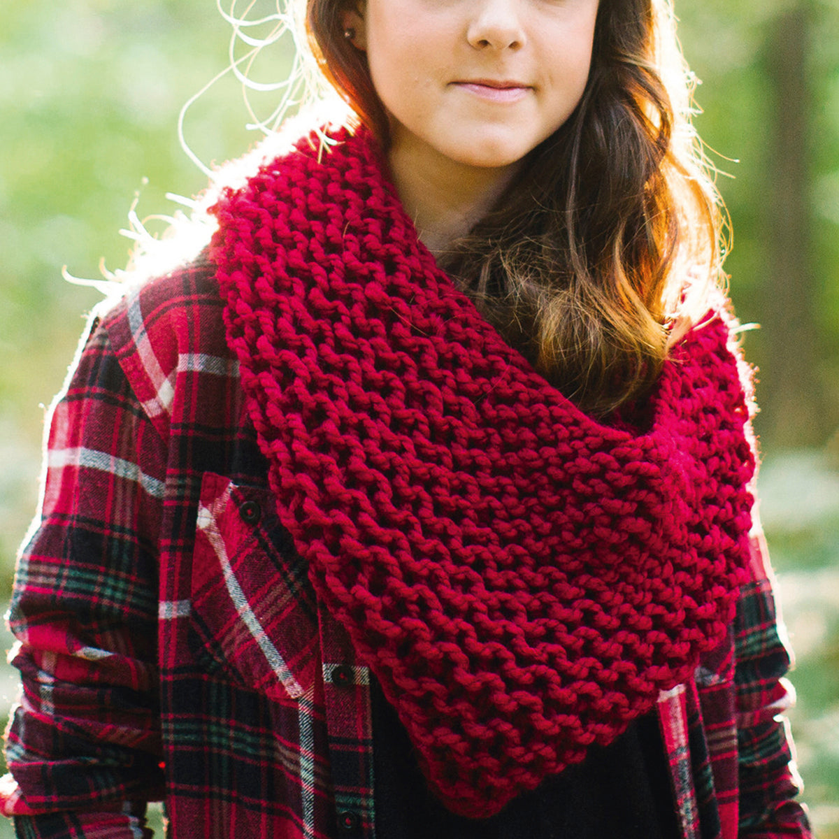 Cowl Scarf Knitting Pattern PDF