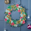 Deck the Halls Christmas Wreath Embroidery Pattern PDF