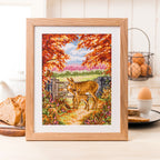 Autumn Deer Cross Stitch PDF Pattern