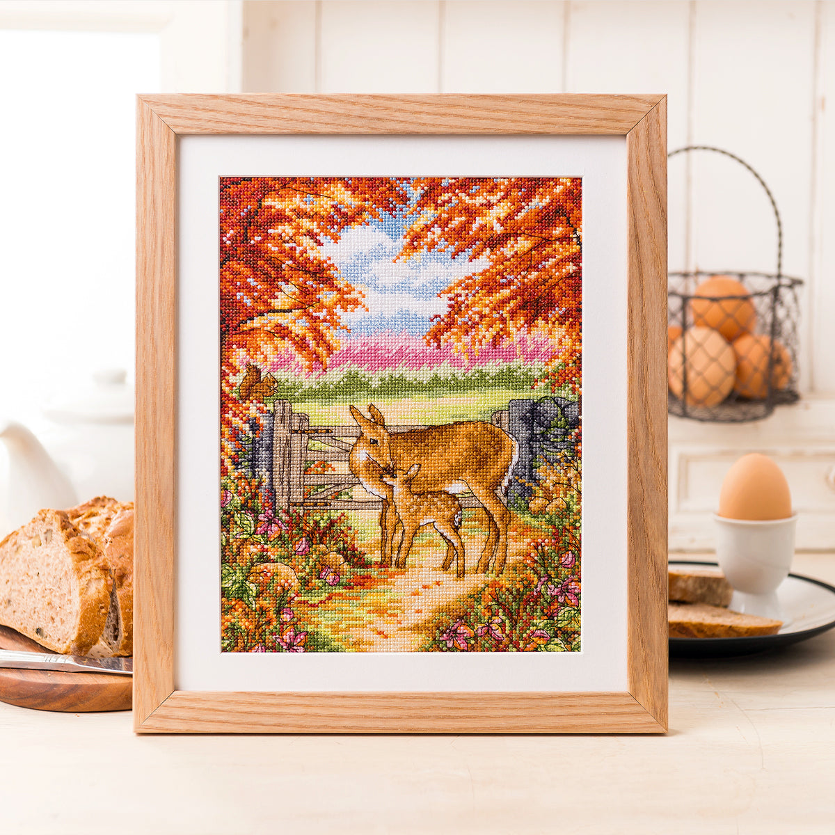 Autumn Deer Cross Stitch PDF Pattern