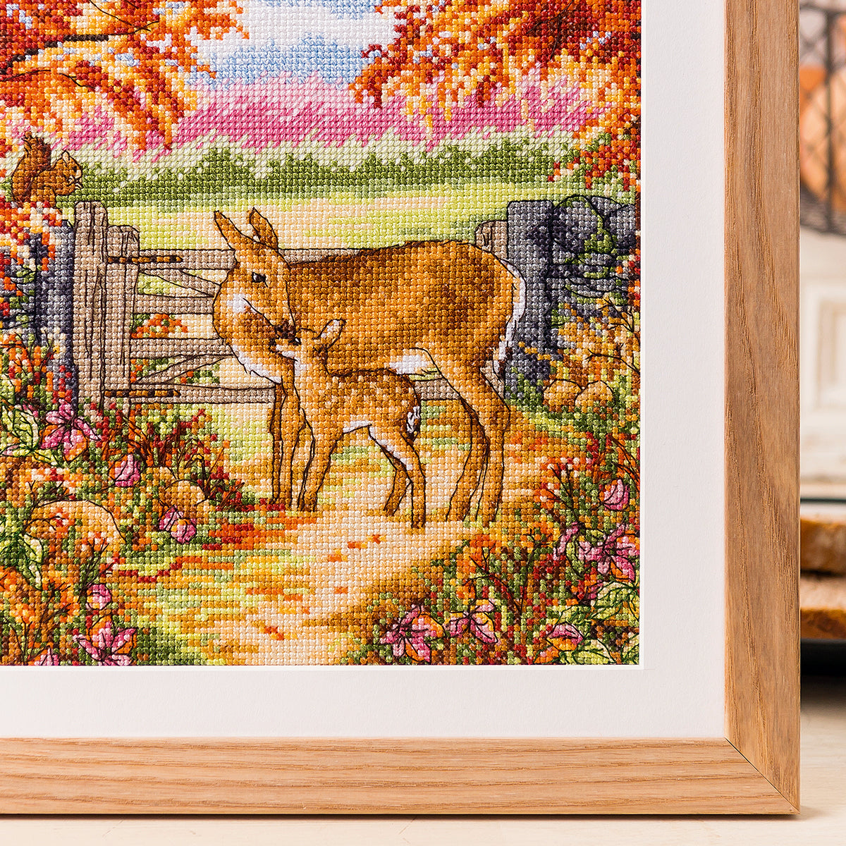 Autumn Deer Cross Stitch PDF Pattern