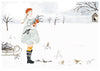 Snowy Scene Digital Art Print PDF by Mateja Kovac