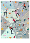 'Climbing Wall' Digital Art Print PDF by Miranda Sofroniou
