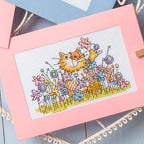 Cute Cat Cards Cross Stitch PDF Pattern