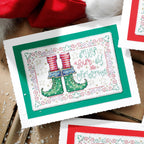 Festive Feet Cards Cross Stitch PDF Patterns
