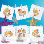Festive Foxes Cross Stitch PDF Patterns