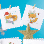 Festive Foxes Cross Stitch PDF Patterns