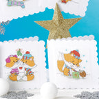 Festive Foxes Cross Stitch PDF Patterns