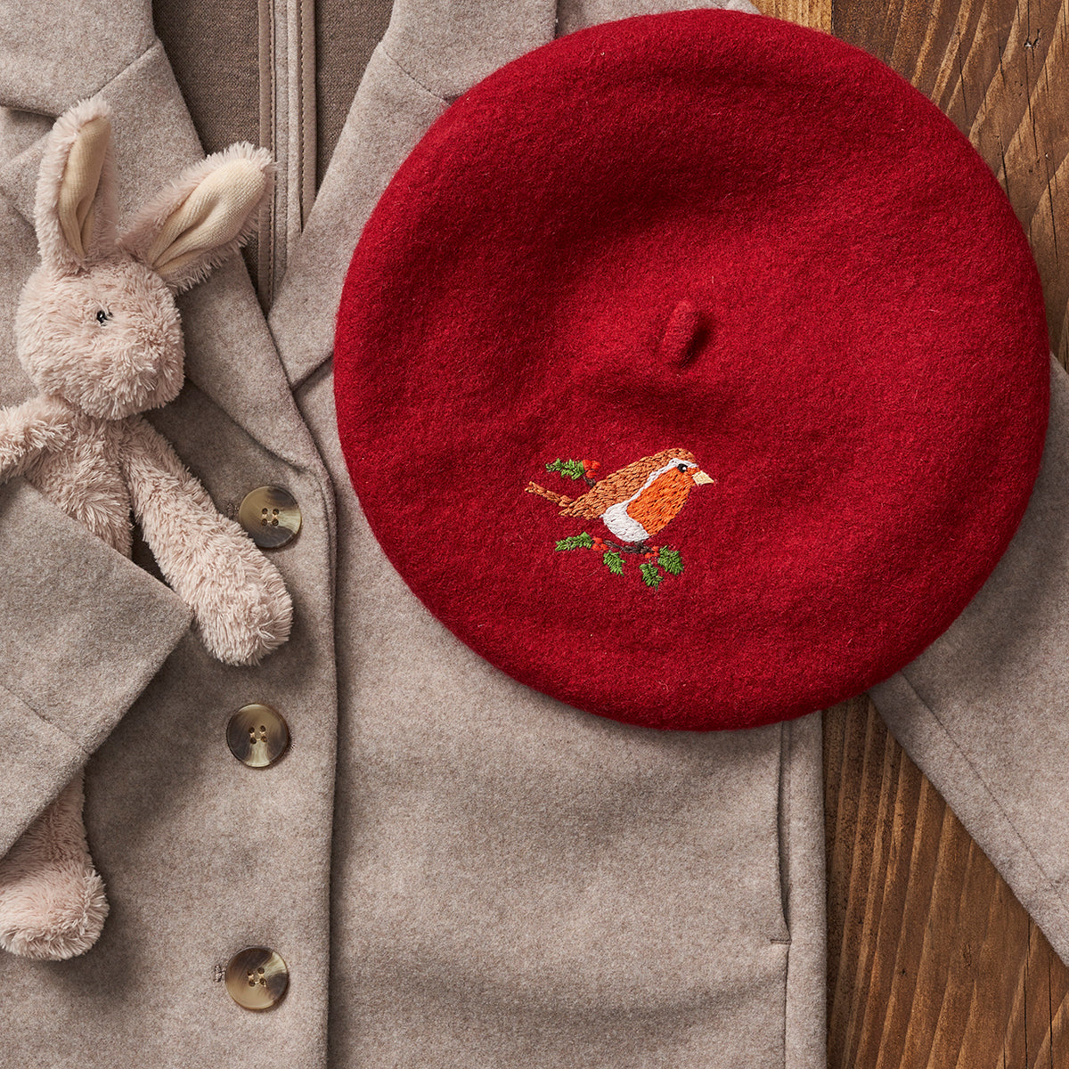 Festive Robin Motif Embroidery Pattern PDF