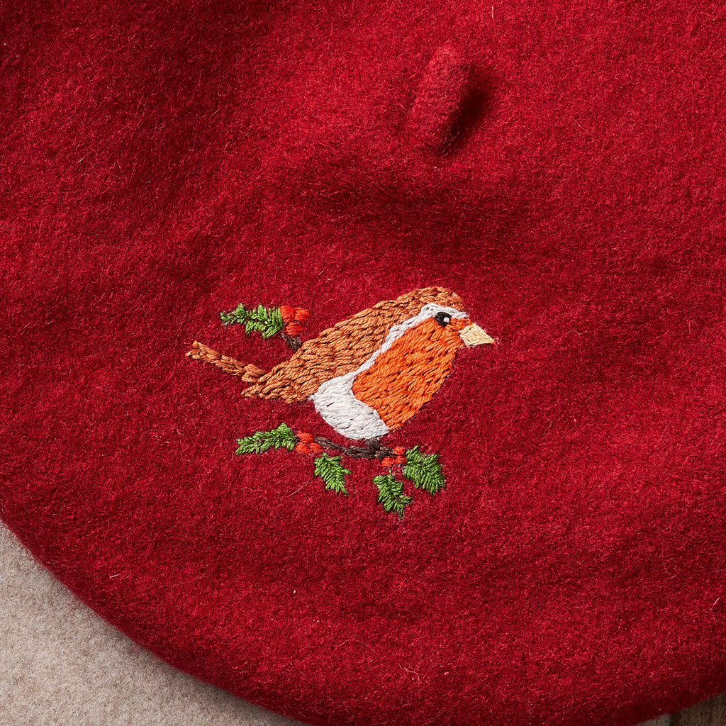 Festive Robin Motif Embroidery Pattern PDF