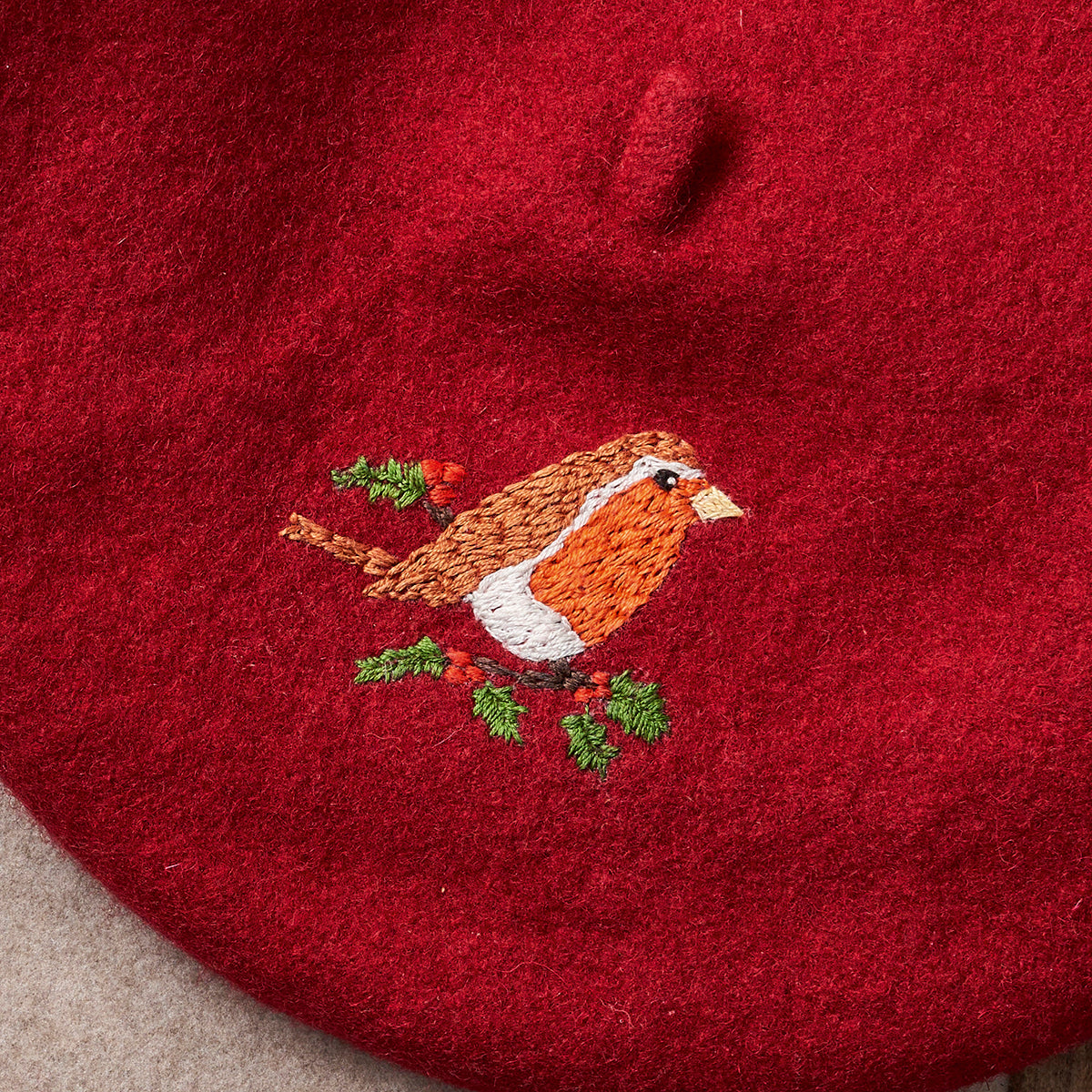 Festive Robin Motif Embroidery Pattern PDF