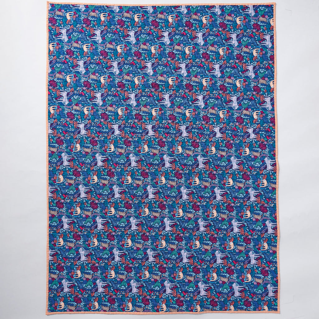 Flora and Fauna Quilting Sewing Pattern PDF