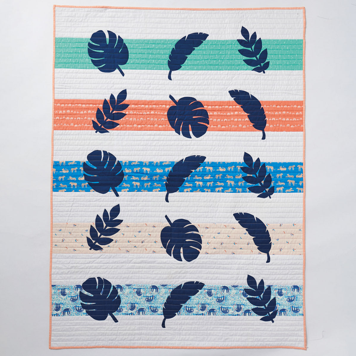 Flora and Fauna Quilting Sewing Pattern PDF