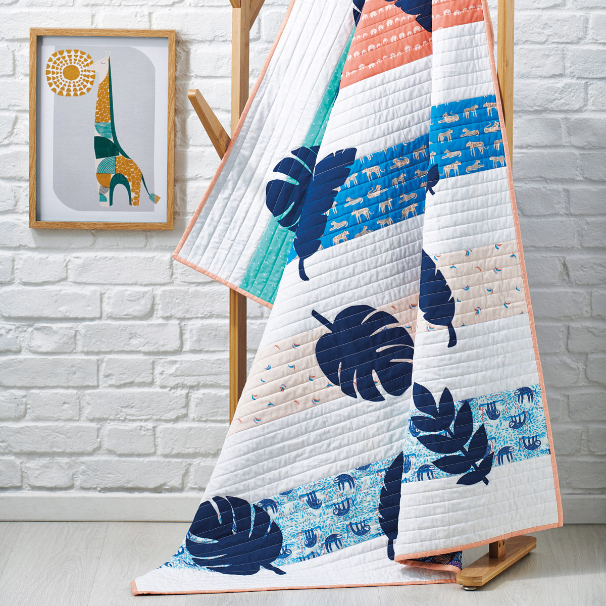 Flora and Fauna Quilting Sewing Pattern PDF