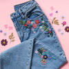 Floral Motifs for Jeans/Denim Embroidery Pattern PDF