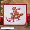 Wrendale Designs Sledging Foxes Cross Stitch PDF Pattern