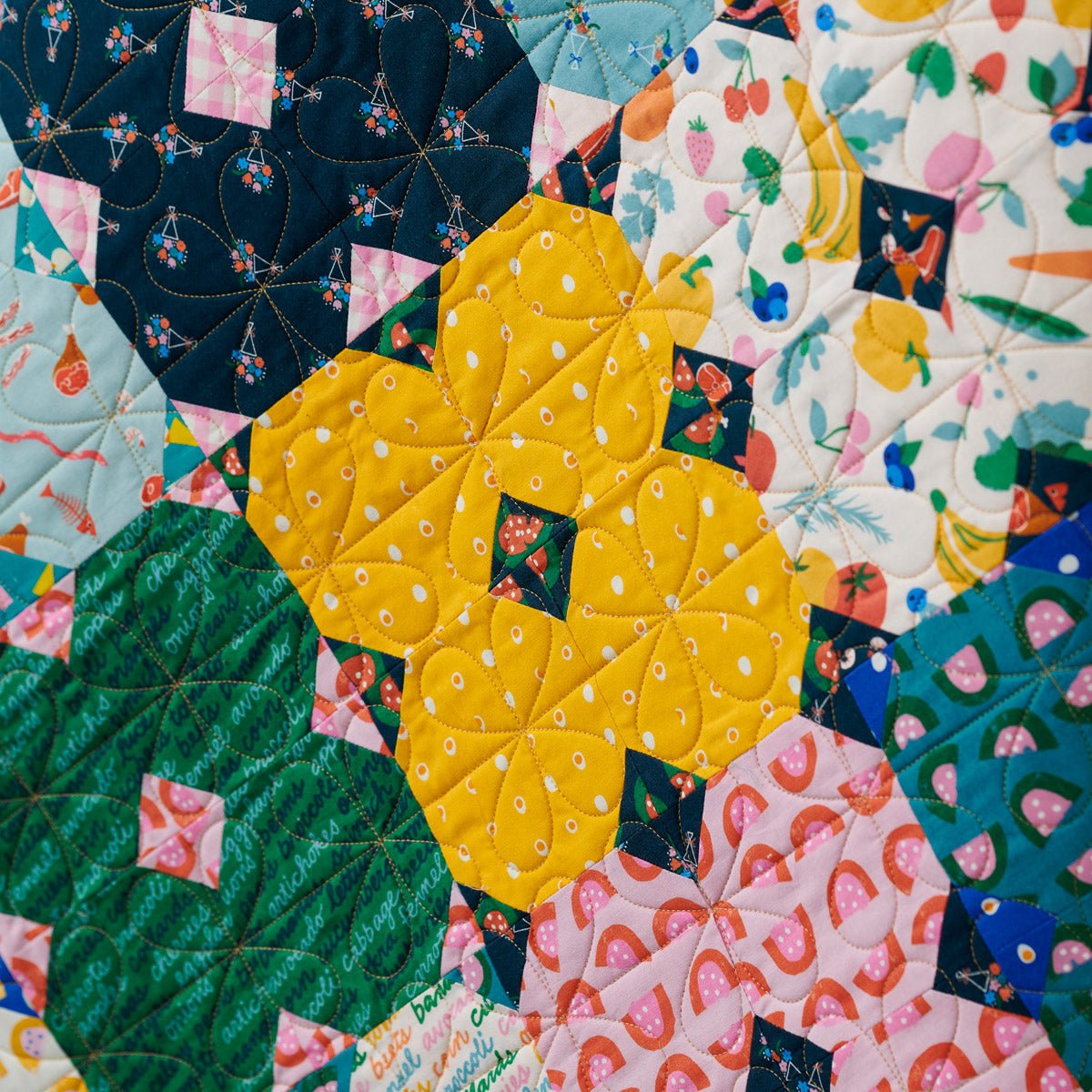 Fresh Pickings Quilt Sewing Pattern PDF