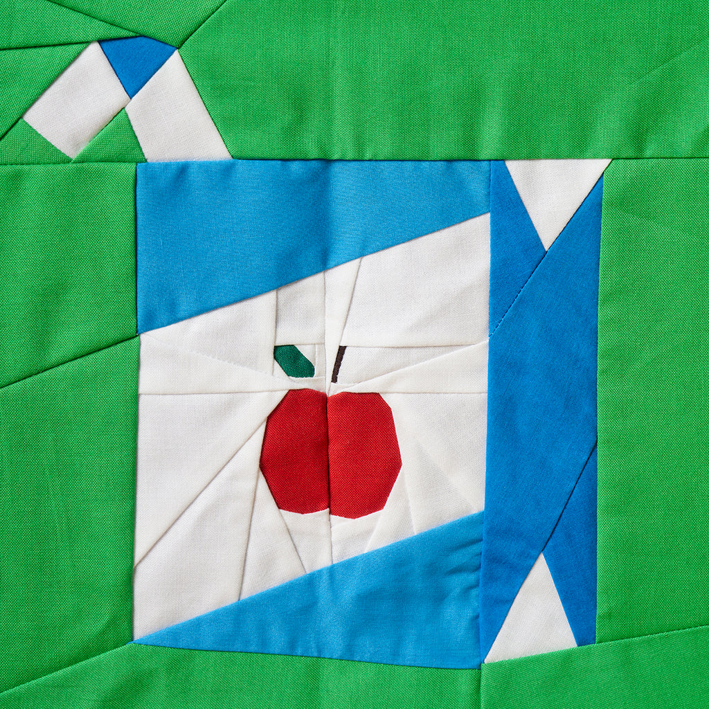 Fruit Medley FPP Juice Box Quilt Blocks Sewing Pattern PDF