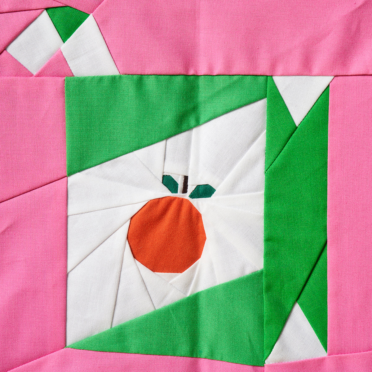Fruit Medley FPP Juice Box Quilt Blocks Sewing Pattern PDF