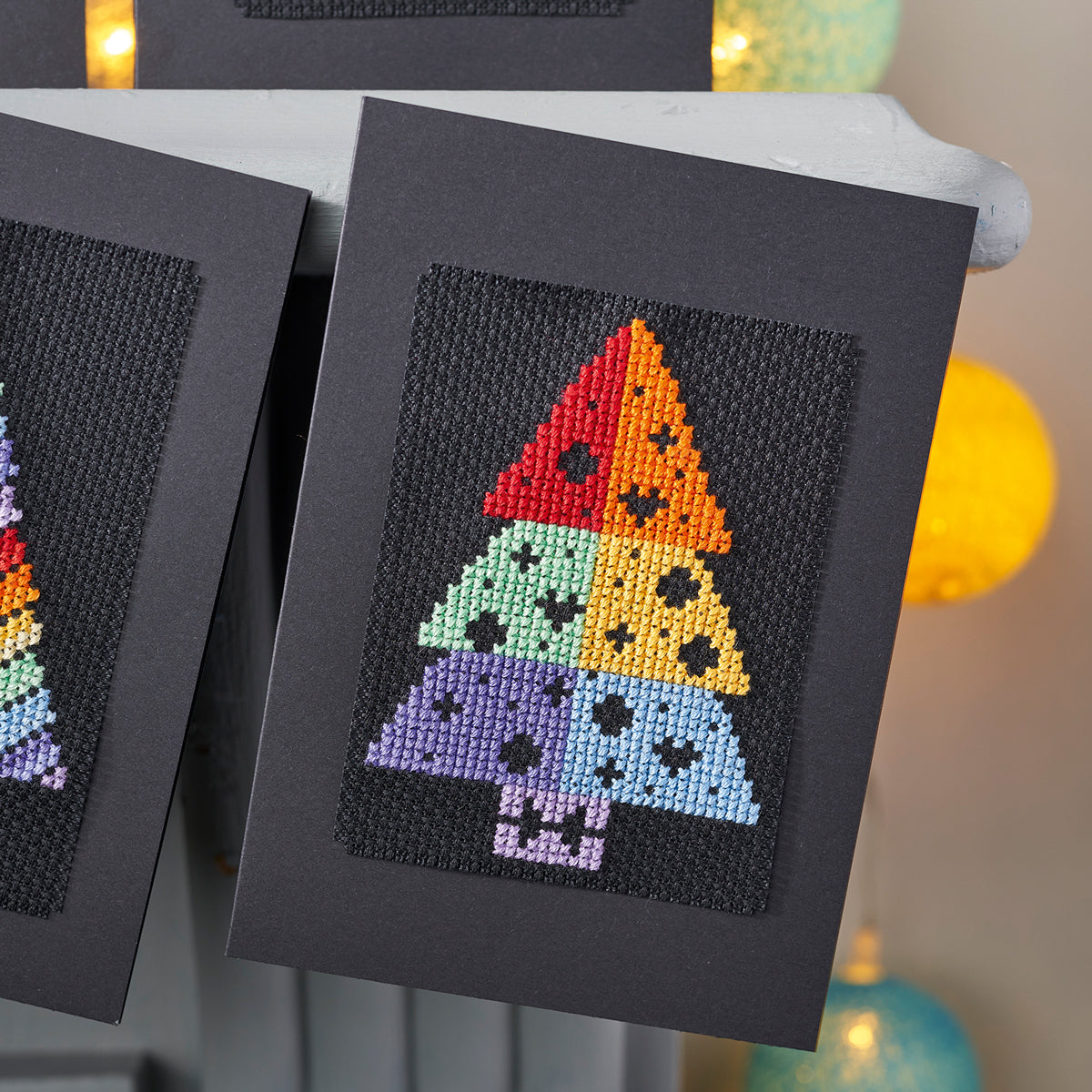 Rainbow Christmas Tree Cross Stitch PDF Pattern