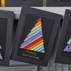 Rainbow Christmas Tree Cross Stitch PDF Pattern