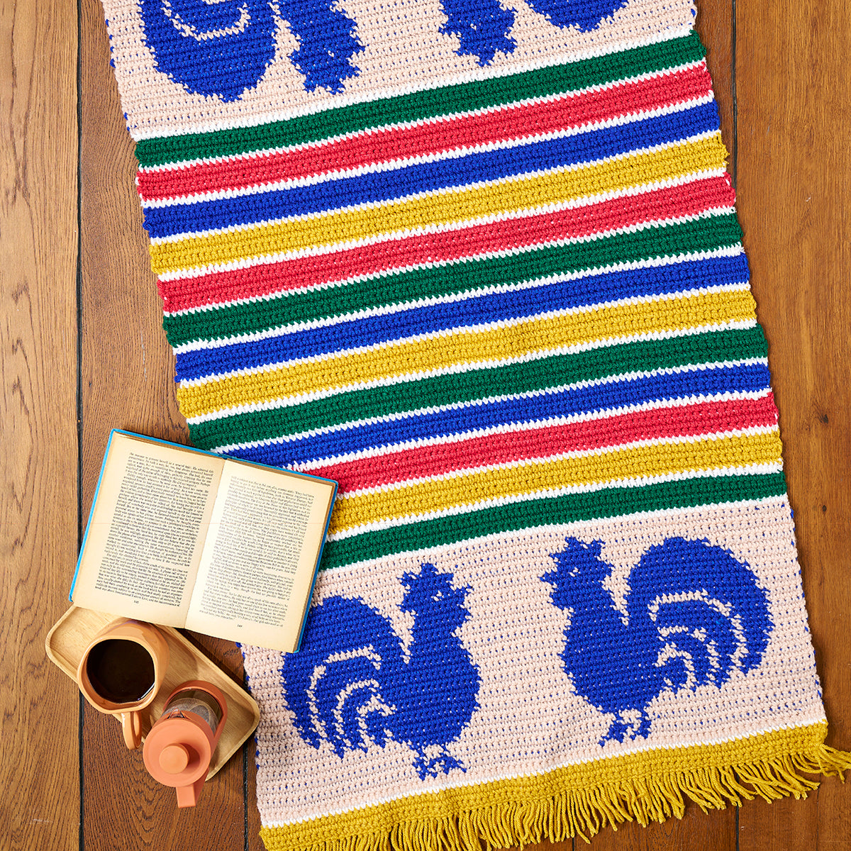 Rooster Rug Crochet Pattern PDF