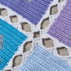Stamp Blanket Crochet Pattern PDF