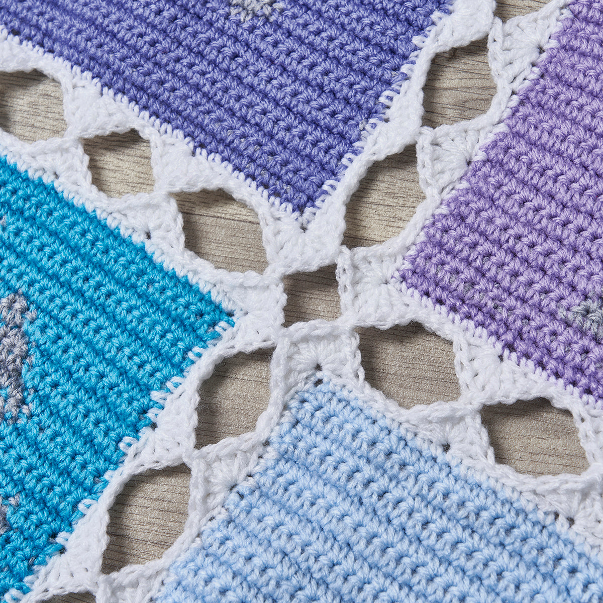 Stamp Blanket Crochet Pattern PDF