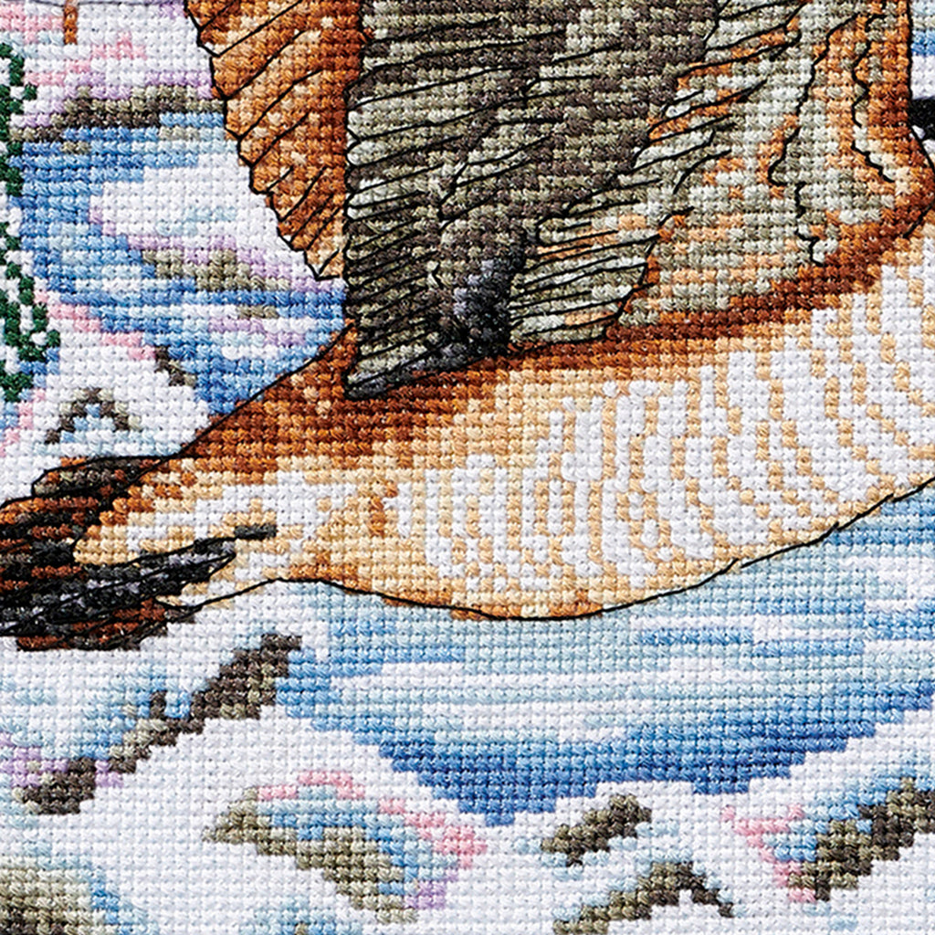 Migrating Canada Geese Scene Cross Stitch PDF Pattern