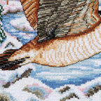 Migrating Canada Geese Scene Cross Stitch PDF Pattern