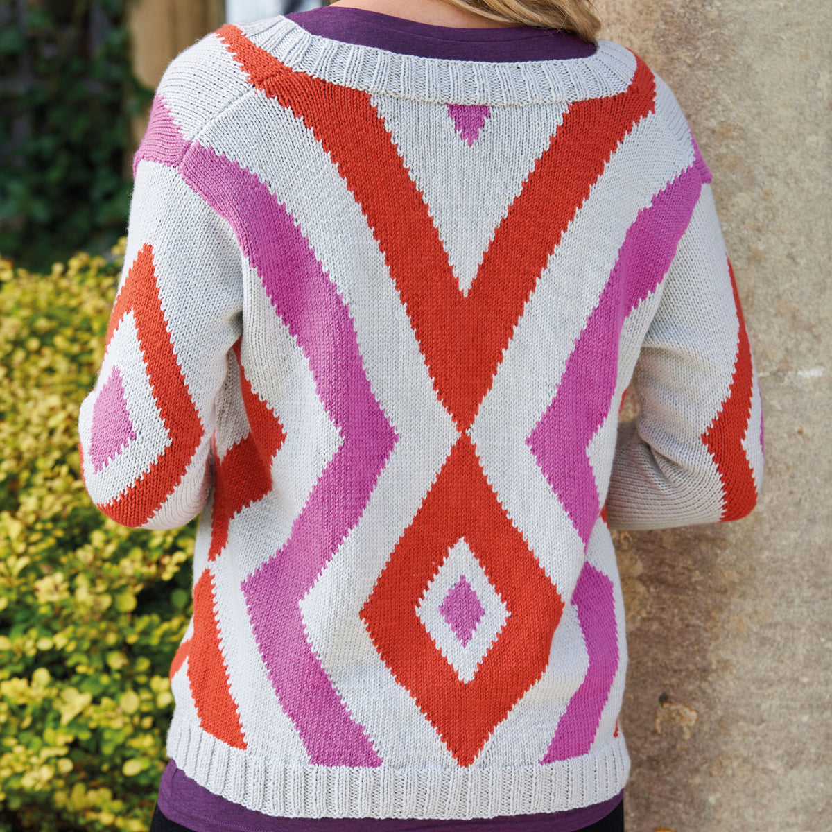 Geometric Jumper Knitting Pattern PDF