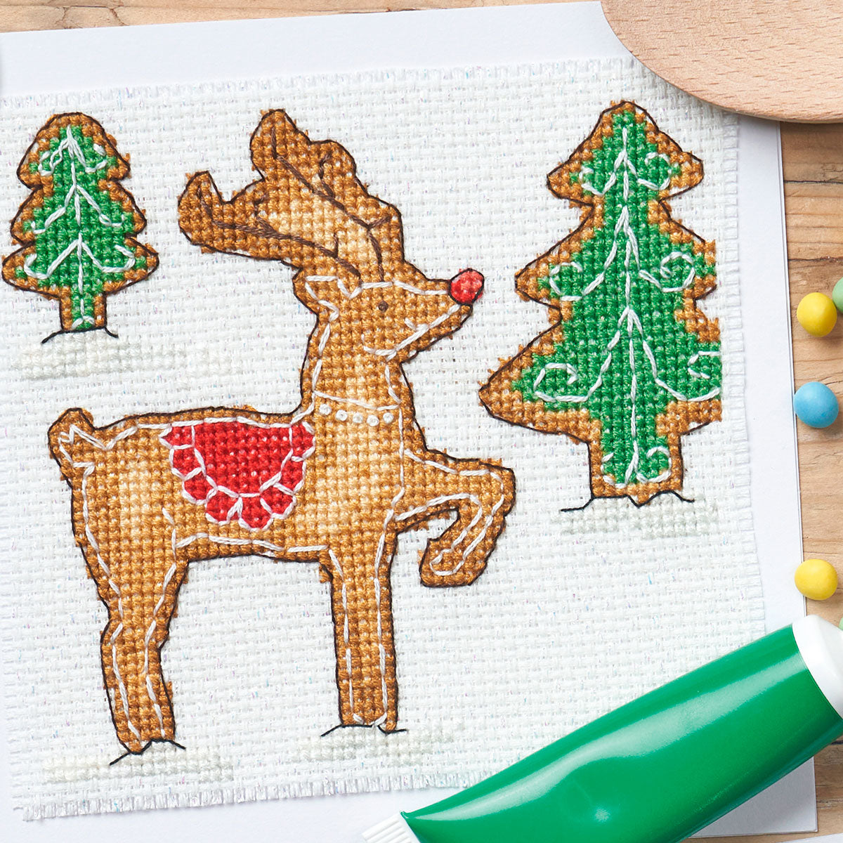 Gingerbread Cards Cross Stitch PDF Patterns