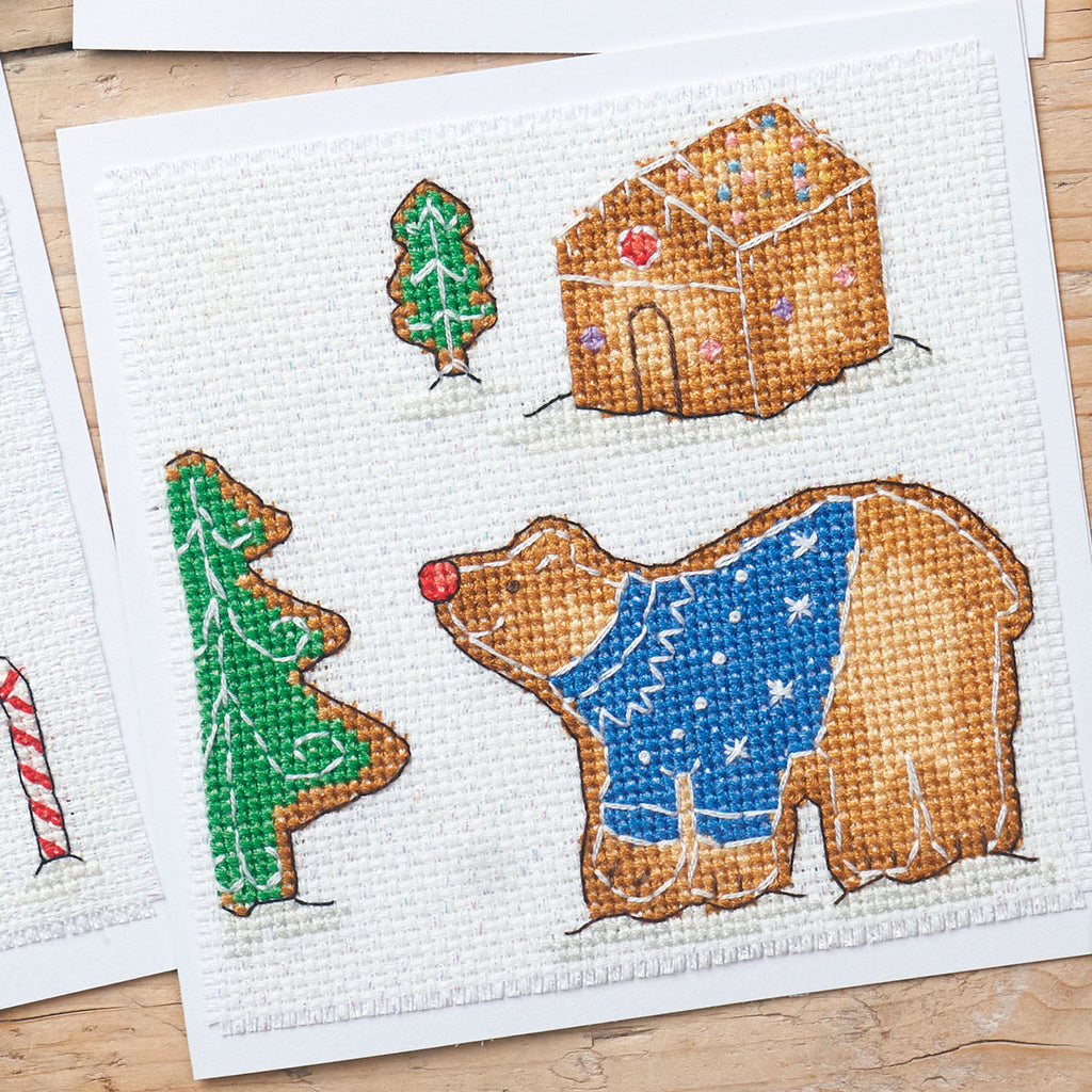 Gingerbread Cards Cross Stitch PDF Patterns