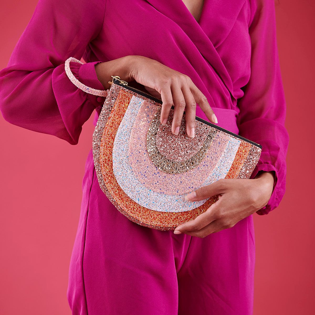 Glitter Clutch Bag Sewing Pattern PDF