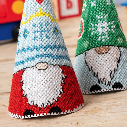 Scandi Gnomes 3D Cross Stitch PDF Pattern