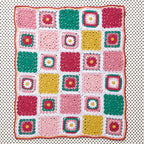 Granny Square Community Blanket Crochet Pattern PDF