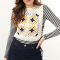 Granny Square Vest Crochet Pattern PDF