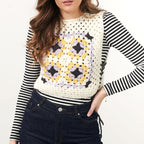 Granny Square Vest Crochet Pattern PDF