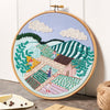 Grow Your Own Allotment Garden Embroidery Hoop Pattern PDF