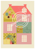 'Home' Digital Art Print PDF Template by Matilda Smith