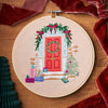 Home for the Holidays Door Hoop Embroidery Pattern PDF