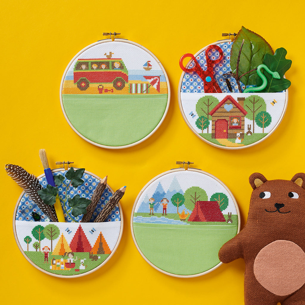 Pocket Hoops Cross Stitch PDF Patterns