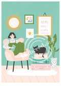 'Home Sweet Home' Digital Art Print PDF by Charly Clements