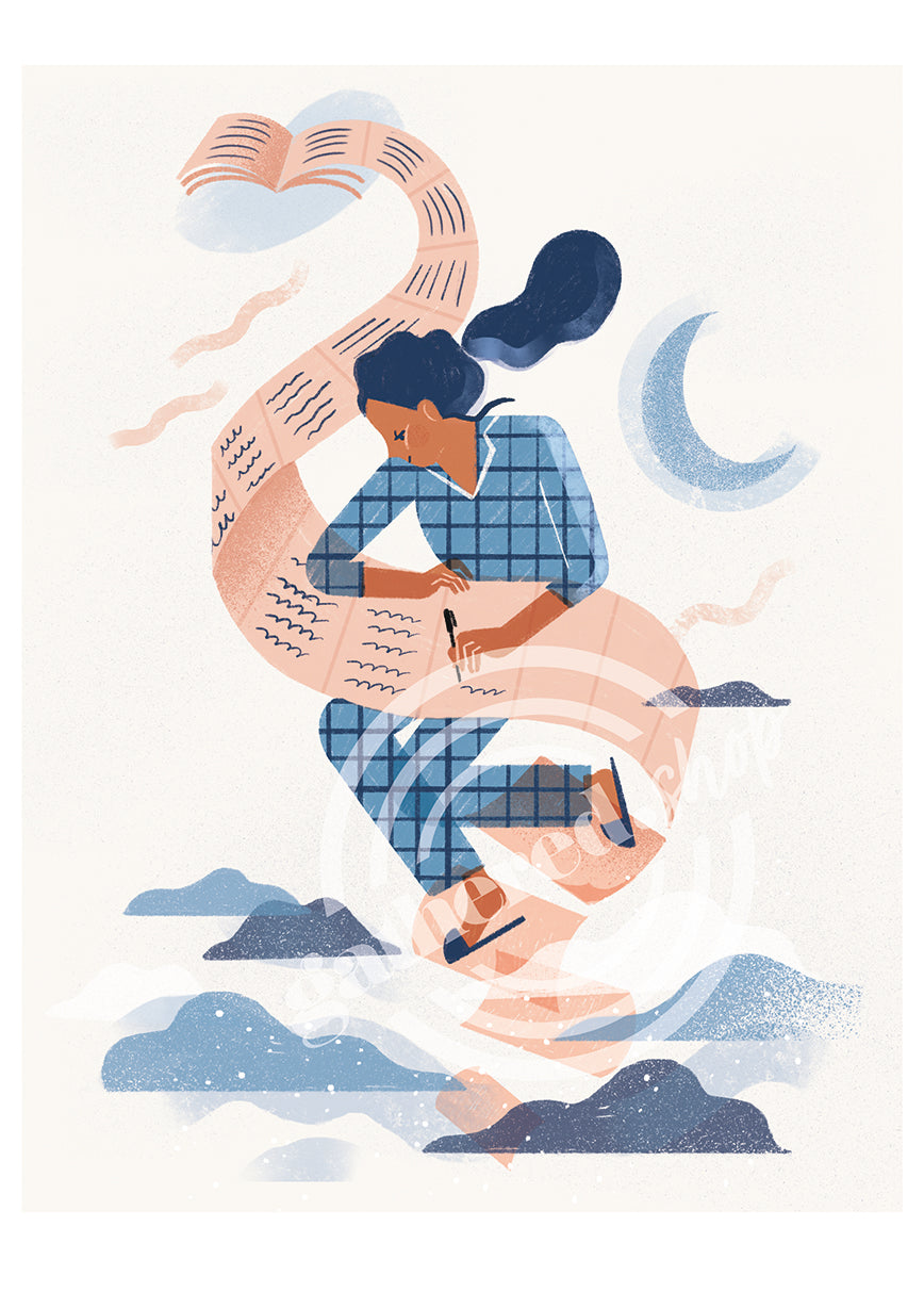 'A Bedtime Story' Digital Art Print PDF by Vanessa Lovegrove