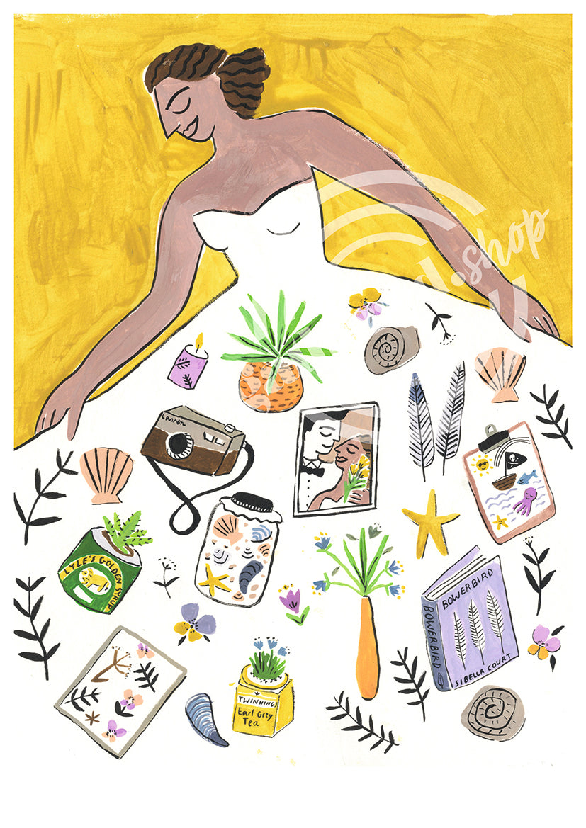 'My Favourite Things' Digital Art Print PDF by Jayde Perkin