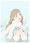 'Snow Queen' Digital Art Print PDF by Mateja Kovac
