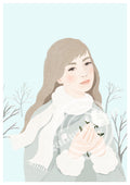 'Snow Queen' Digital Art Print PDF by Mateja Kovac