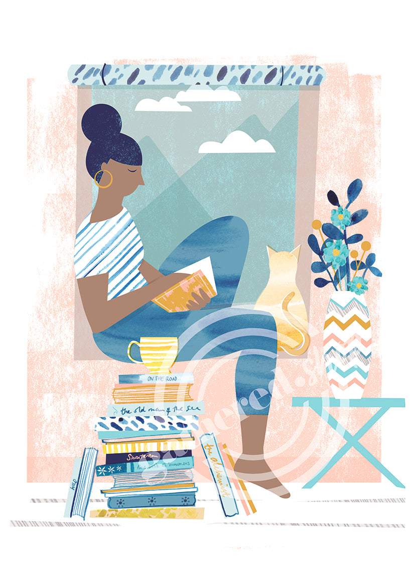 'Chill Out Time' Digital Art Print PDF by Esther Curtis