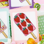 Ice Lolly Summer Cards Cross Stitch Patterns PDF